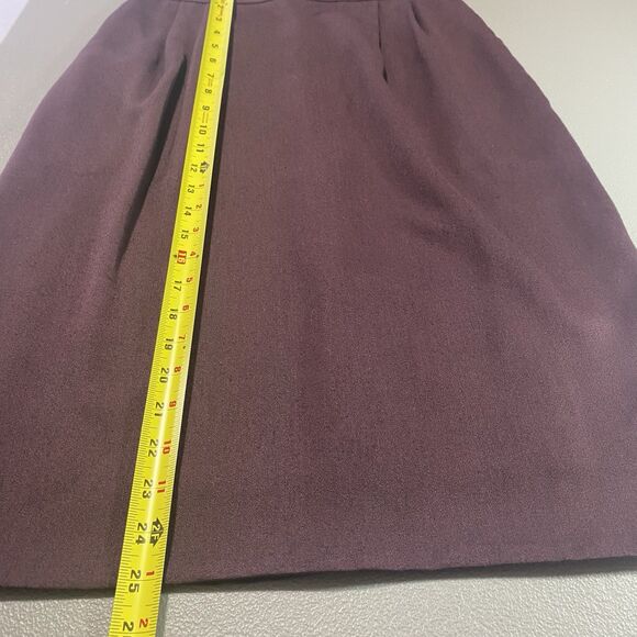 Vintage CASUAL CORNER 2 Piece Suit Set Skirt Blazer Petite 10 Womens 10P Purple - Picture 15 of 16